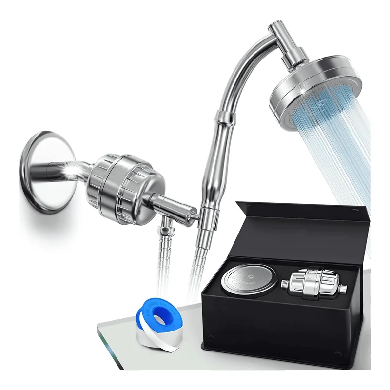 Home supplies sourced from China - filtered shower head set with replaceable cartridge | Goodcantrading