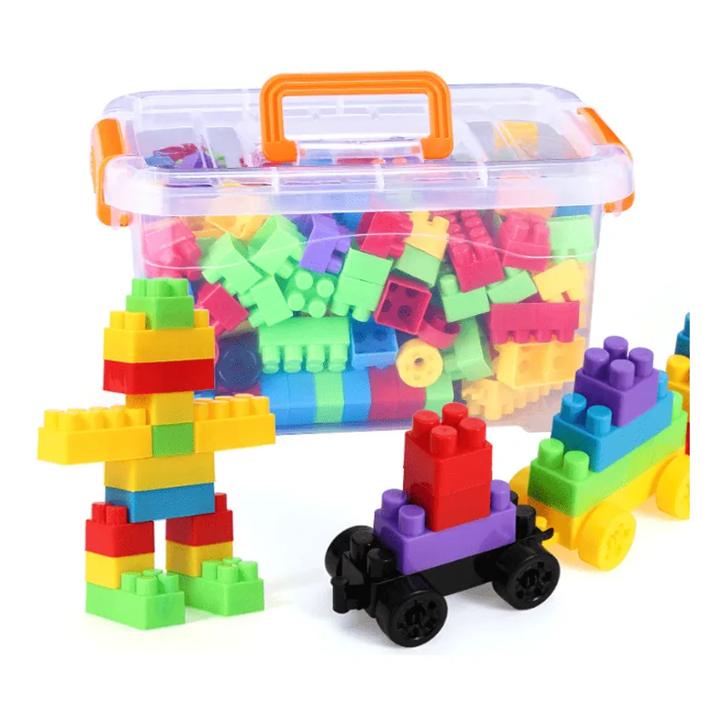 Toys and games sourced from Chinese factories - building block set in a clear storage case | Goodcantrading