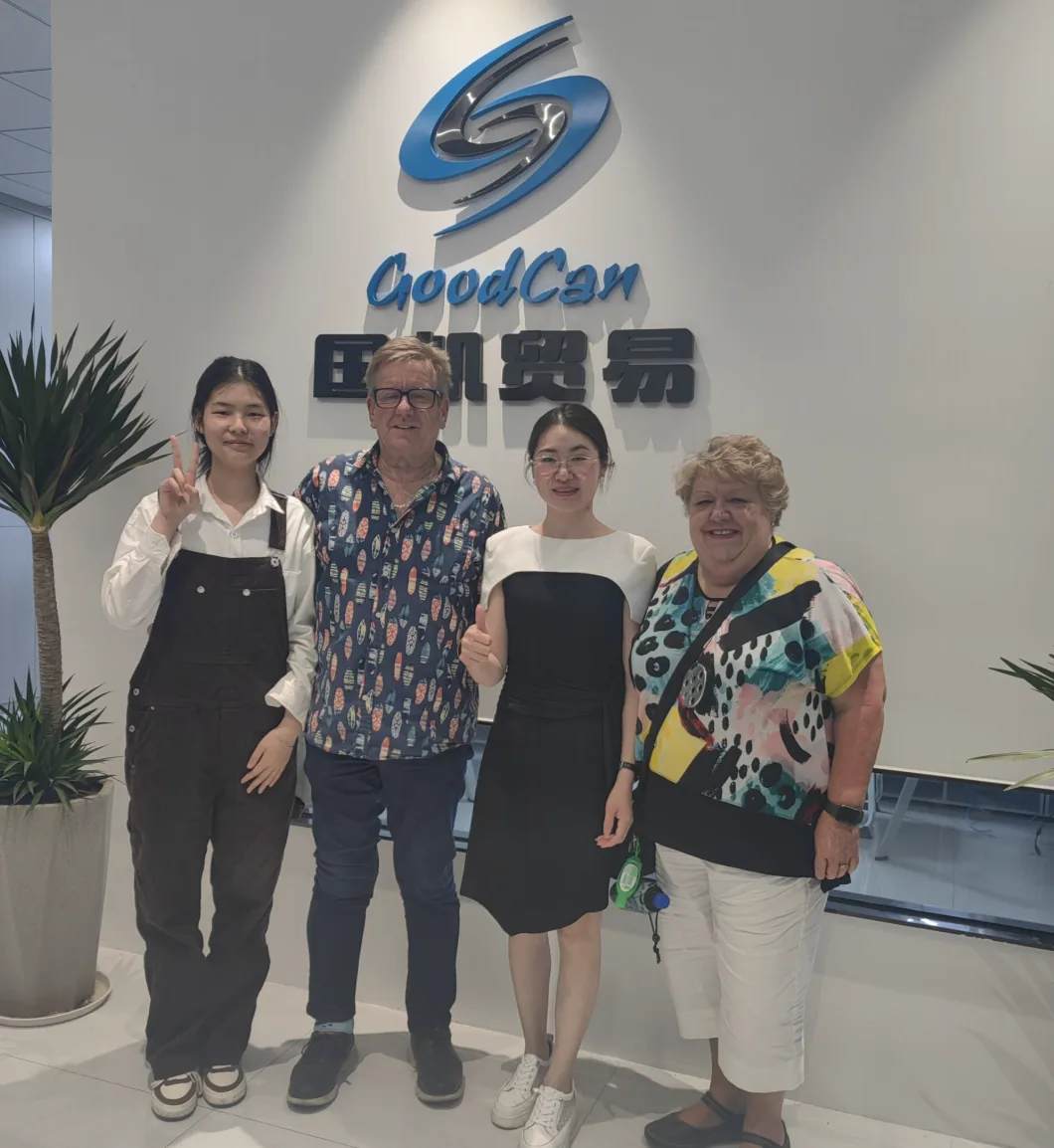 Overseas buyers visiting the Goodcantrading office in Yiwu, China, where the sourcing and quality control team is based